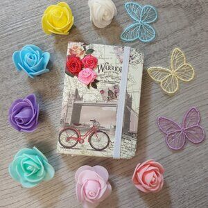 Mini Notebook-Butterfly Flowers Handmade Notepad Small Pocket Mini Journal Gift